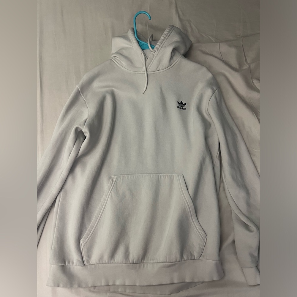White adidas hoodie